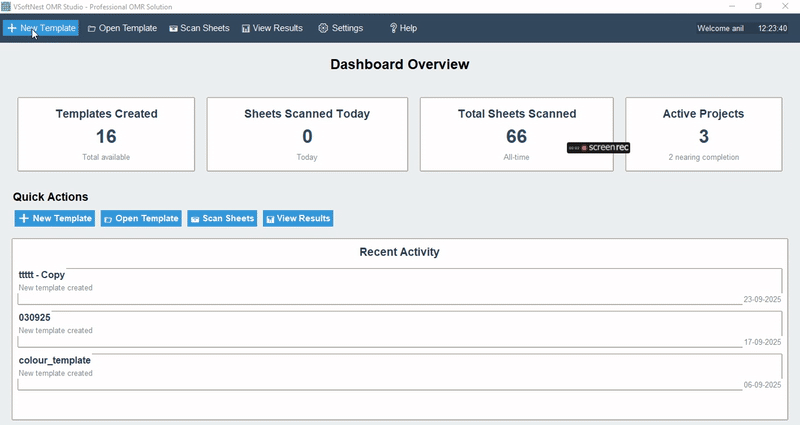 Template Creation Demo