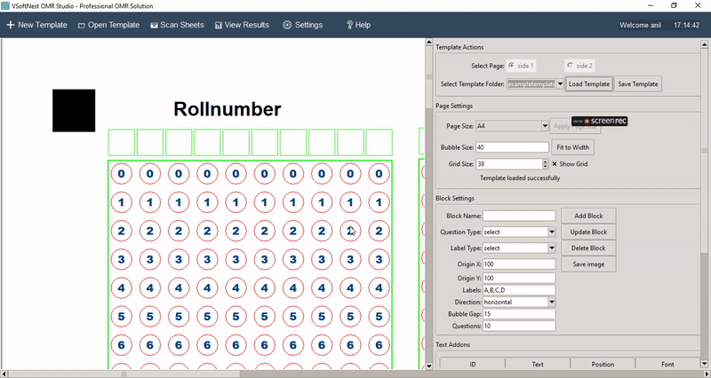Template Editing Demo